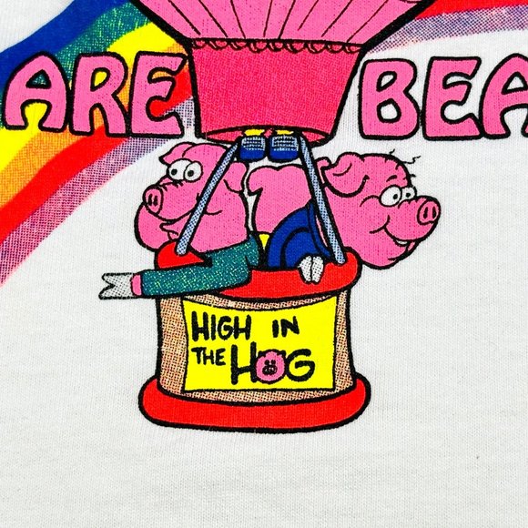 Vintage Screen Stars Kids" Hog Heaven T-Shirt - Tag Size 10-12 - Picture 3 of 6